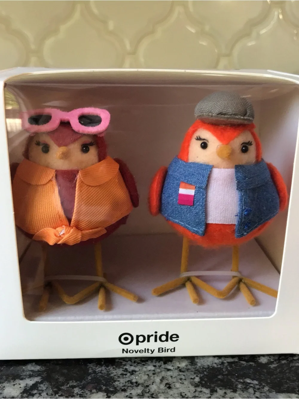 Target Featherly Friend PRIDE Mini Birds 2025 LGBTQIA 2 Pk GAL & PAL SEALED